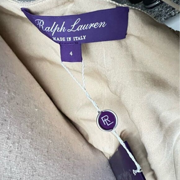 Ralph Lauren Purple Label Womens Marieke Sequinned Evening Prom Dress NWT Size 4 - Picture 3 of 13